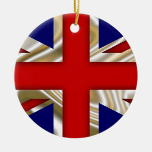 Royal Union Flag - Great Britain Ceramic Tree Decoration