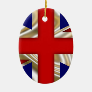 Royal Union Flag - Great Britain Ceramic Tree Decoration