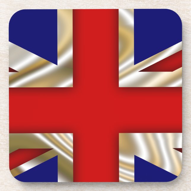 Royal Union Flag - Great Britain Coaster (Front)