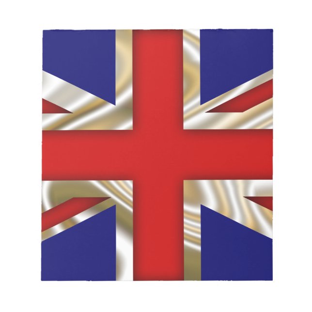 Royal Union Flag - Great Britain Notepad (Front)