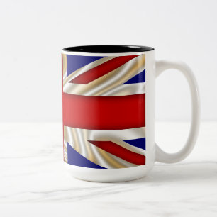 Royal Union Flag - Great Britain Two-Tone Coffee Mug
