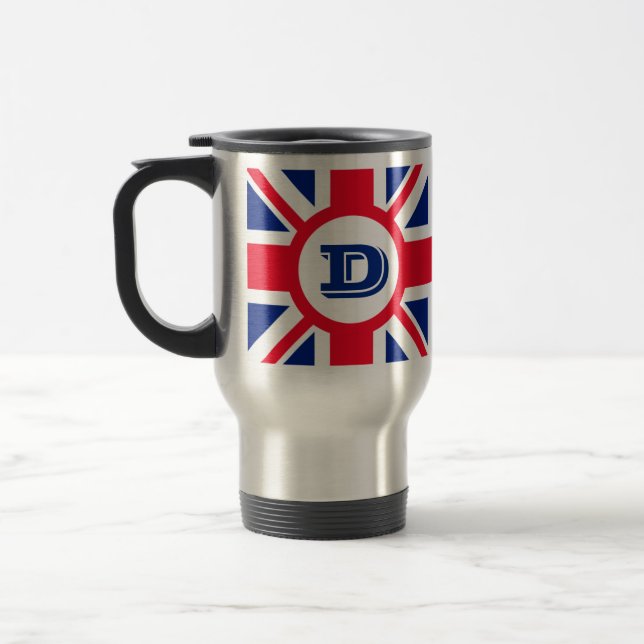 Royal Union Jack Travel Mug (Left)