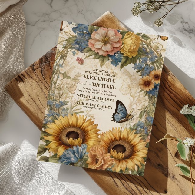 Royal Victorian Garden Wedding Invitation (Creator Uploaded)
