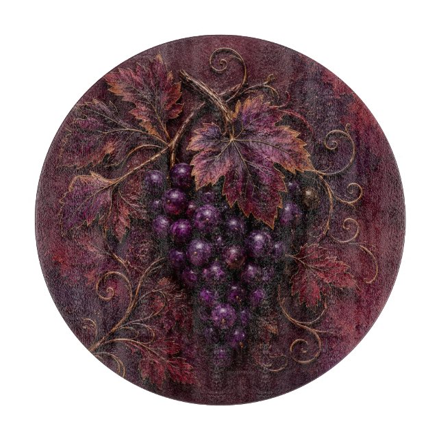 Royal Vineyard Elegance Cutting Board (Front)