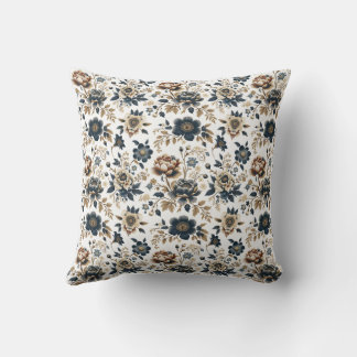 Royal Vintage Floral Pattern Cushion