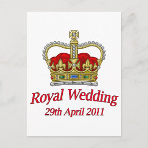 Royal Wedding 29th April 2011 Postcard