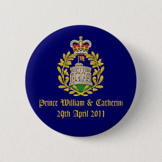 Royal Wedding 6 Cm Round Badge