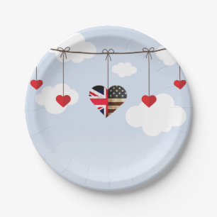 Royal Wedding Disposable Tableware Paper Plate