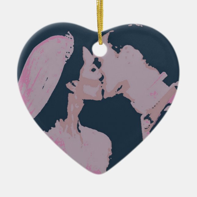 Royal Wedding Gifts/Kate & William Ceramic Tree Decoration (Front)