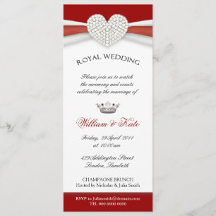 Royal Wedding House Party Invitations