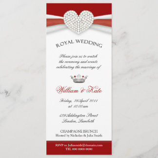 Royal Wedding House Party Invitations