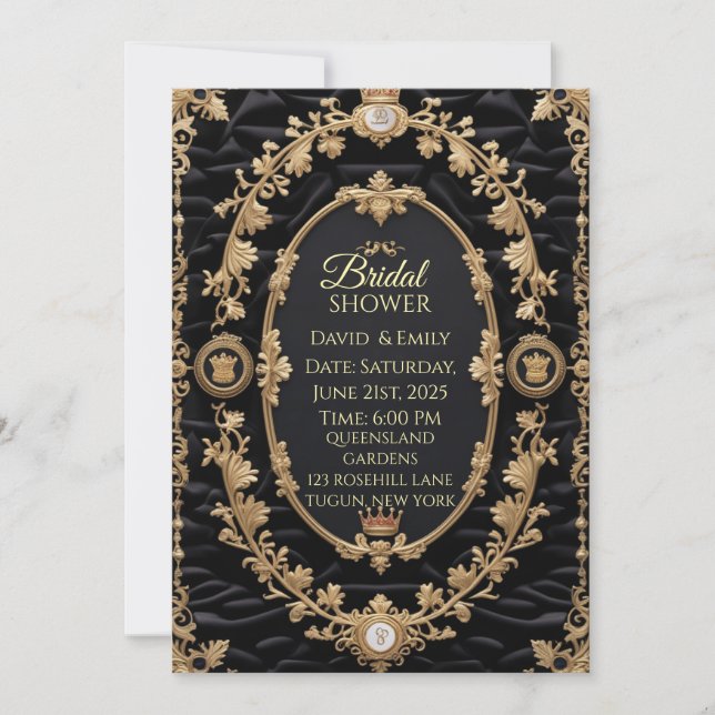 Royal wedding invitation (Front)