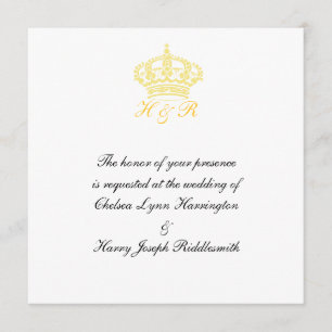 Royal Wedding Invitation