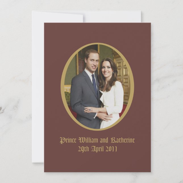 Royal Wedding Invitation (Front)