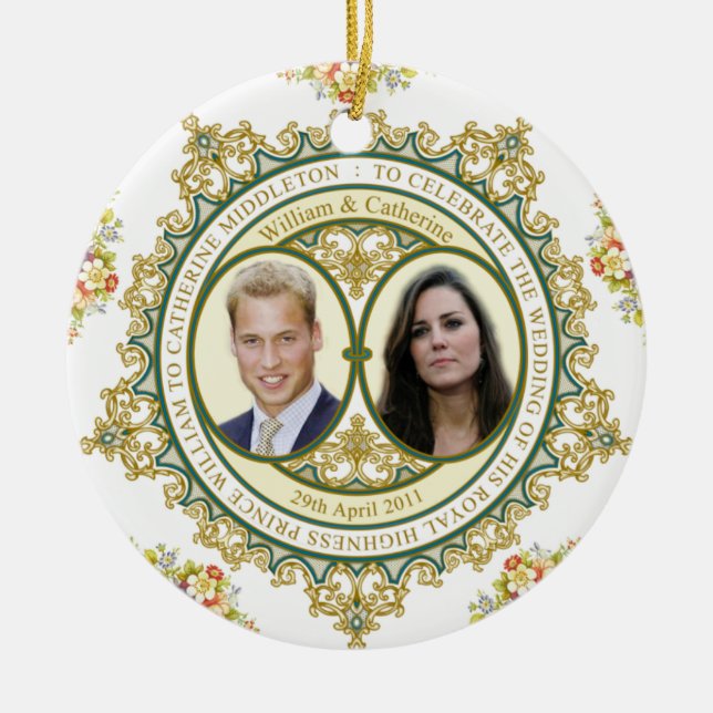 Royal Wedding Ornament (Front)