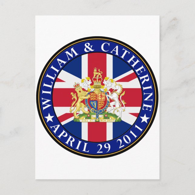 Royal Wedding Postcard (Front)