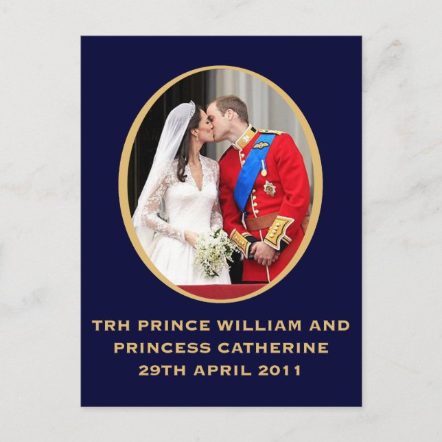 Royal Wedding Postcard (Front)