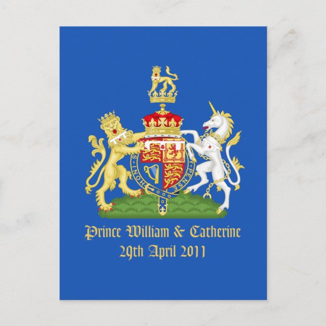 Royal Wedding Postcard (Front)
