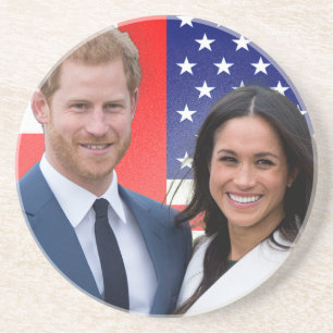 Royal Wedding Prince Harry and Meghan Markle Coaster