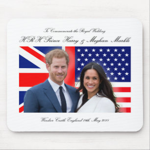 Royal Wedding Prince Harry and Meghan Markle Mouse Mat