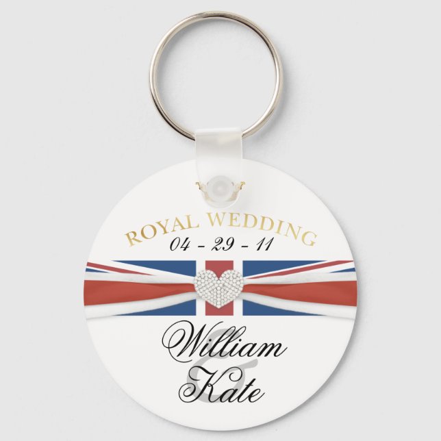 Royal Wedding - Prince William & Kate Collectibles Key Ring (Front)