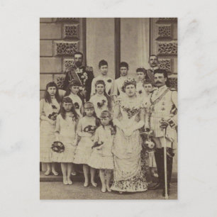 Royal Wedding Princess Beatrice - family Postcard