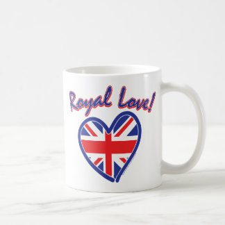 Royal Wedding, Royal Love, Union Jack Heart Coffee Mug