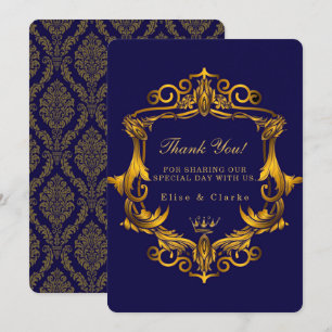 Royal Wedding Thank You Cards