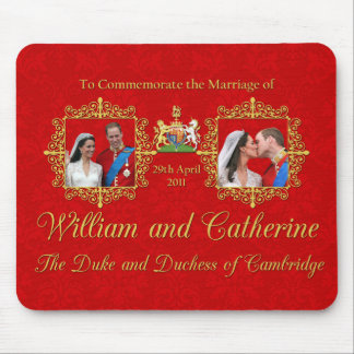 Royal Wedding The Duke and Duchess of Cambridge Mouse Mat