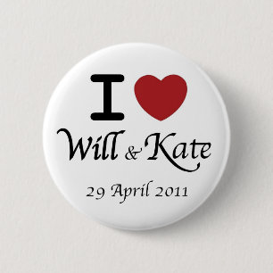 Royal Wedding William and Kate Button