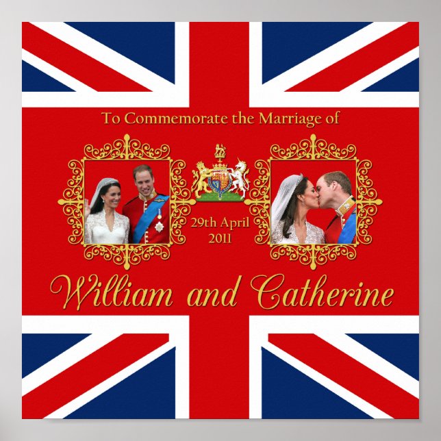 Royal Wedding - William and Kate Poster (Front)