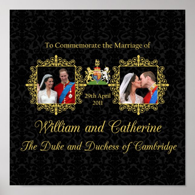 Royal Wedding - William and Kate Poster (Front)