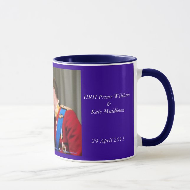 Royal Wedding William and Kate souvenir mug (Right)