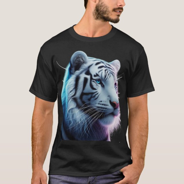 Royal White Tiger  T-Shirt (Front)