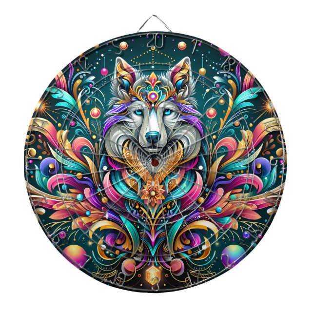 Royal Wolf  Dartboard (Front)