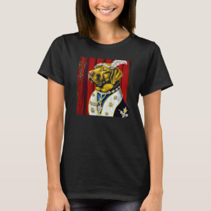 Royal Yellow Labrador Colour Oil Painting   T-Shirt