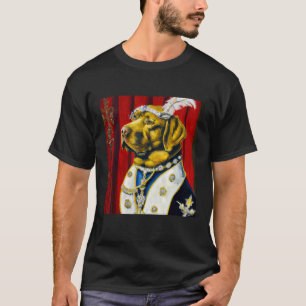 Royal Yellow Labrador Colour Oil Painting T-Shirt