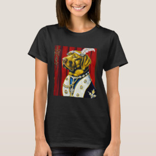 Royal Yellow Labrador Colour Oil Painting T-Shirt