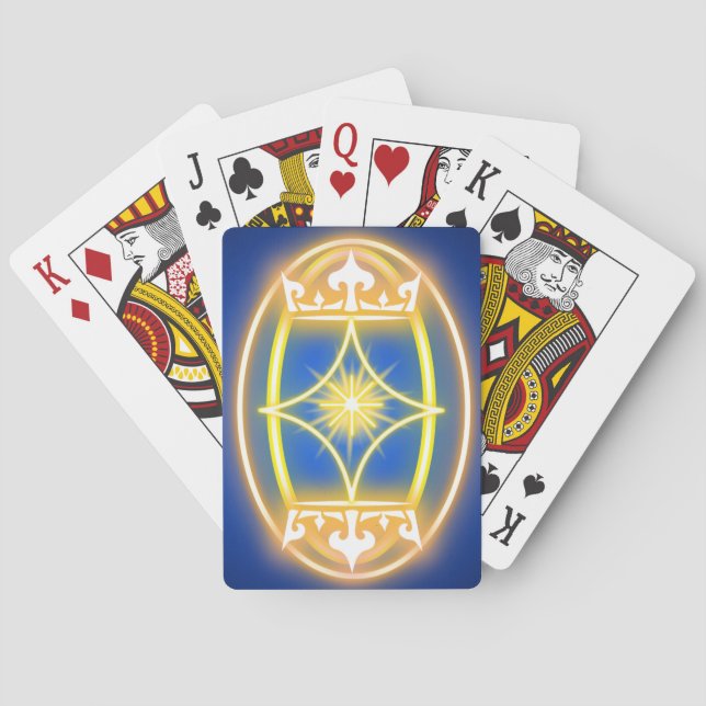 Royal Yellow  Playing Cards (Back)
