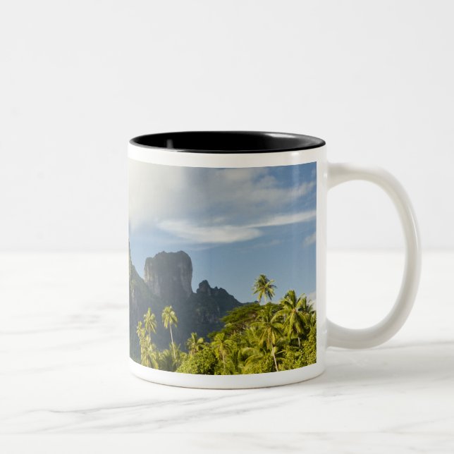 Royale honeymoon over-the-water suite at Bora Two-Tone Coffee Mug (Right)