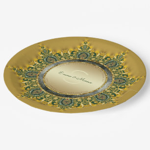 Royale Tribe Geo-Mandala Wedding  Paper Plate