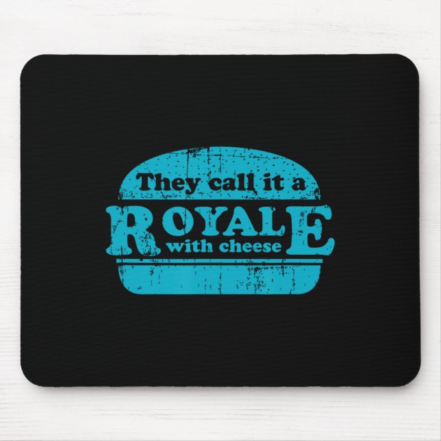 Royale With Cheese Burger Lover  Mouse Mat (Front)