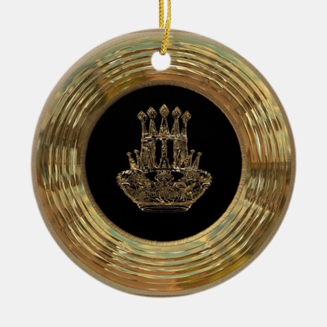 Royalee Seymour Victorian Ceramic Tree Decoration (Front)