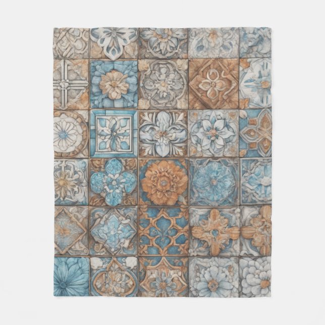 Royals Art pattern  Fleece Blanket (Front)