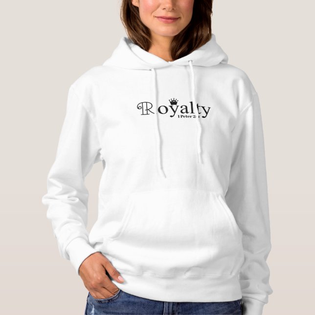 Royalty Inspirational Bible Verse Hoodie (Front)