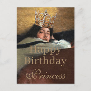 Royalty is So Posh Happy Birthday Princess Postcard