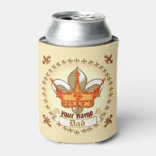 Royalty King Crown Dad Can Cooler