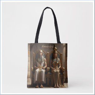 Royalty of Ancient Egypt King & Queen Tote Bag