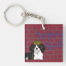 Royalty Rules - King Cavalier - Square Keychain
