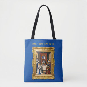 Royalty Runs In My Family, Cat Lovers, Cat Kingdom Tote Bag